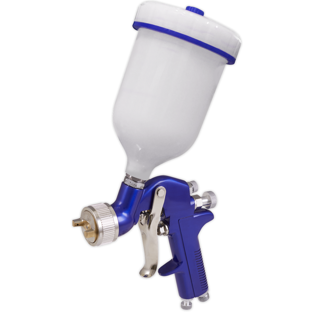 Sealey Gravity Feed Spray Gun 1.3mm Set-Up