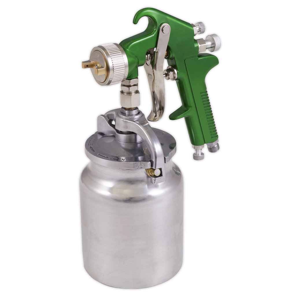 Sealey Suction Feed Spray Gun 2.5mm Set-Up