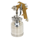 Sealey Siegen Suction Feed Spray Gun 1.7mm Set-Up