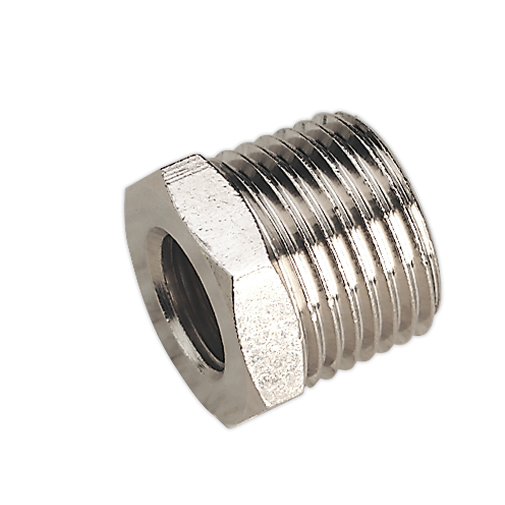 Sealey Adaptor 1/2"BSPT Male to 1/4"BSP Female
