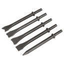 Air Hammer Chisel Set 170mm 5pc