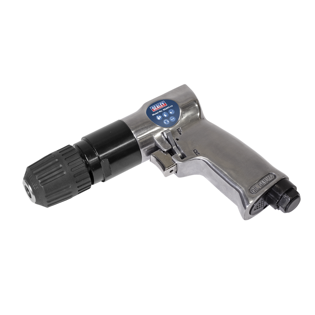 Sealey Reversible Air Drill 10mm with Keyless Chuck