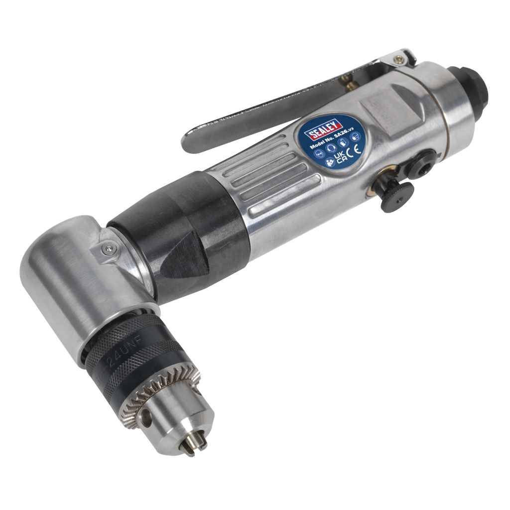 Sealey Reversible Air Angle Drill 10mm
