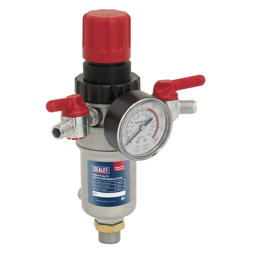 Sealey Heavy-Duty Air Filter/Regulator