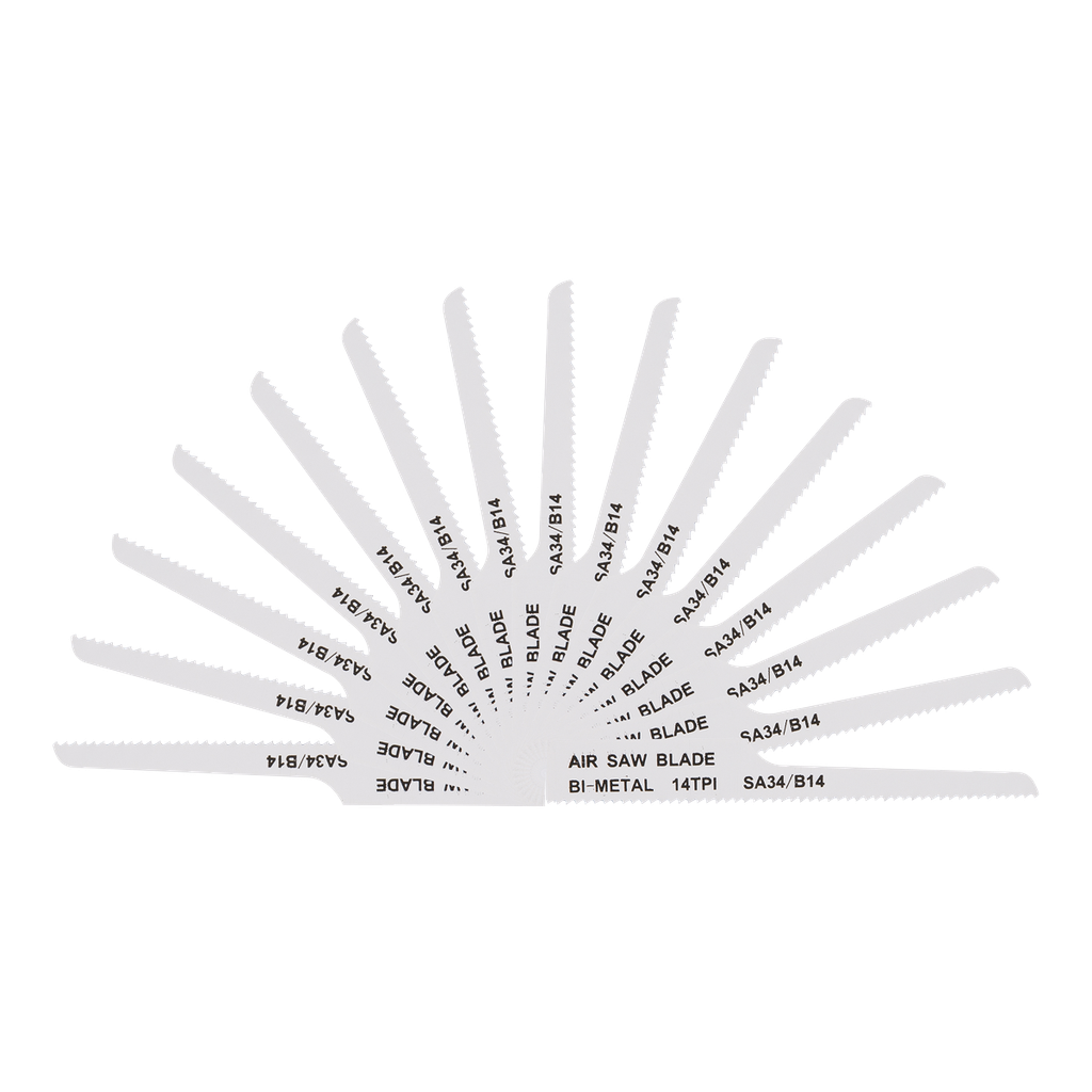 Sealey 94.5mm HSS Air Saw Blade 14tpi - Pack of 15