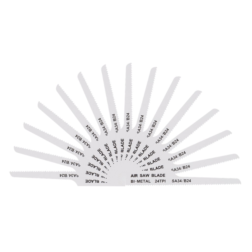 Sealey 94.5mm HSS Air Saw Blade 24tpi - Pack of 15
