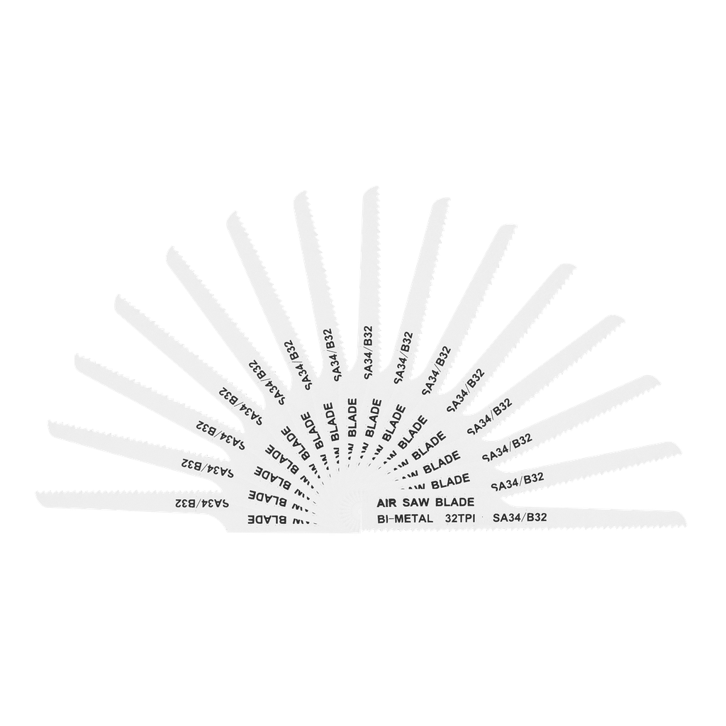 Sealey 94.5mm HSS Air Saw Blade 32tpi - Pack of 15