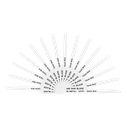94.5mm HSS Air Saw Blade 32tpi - Pack of 15