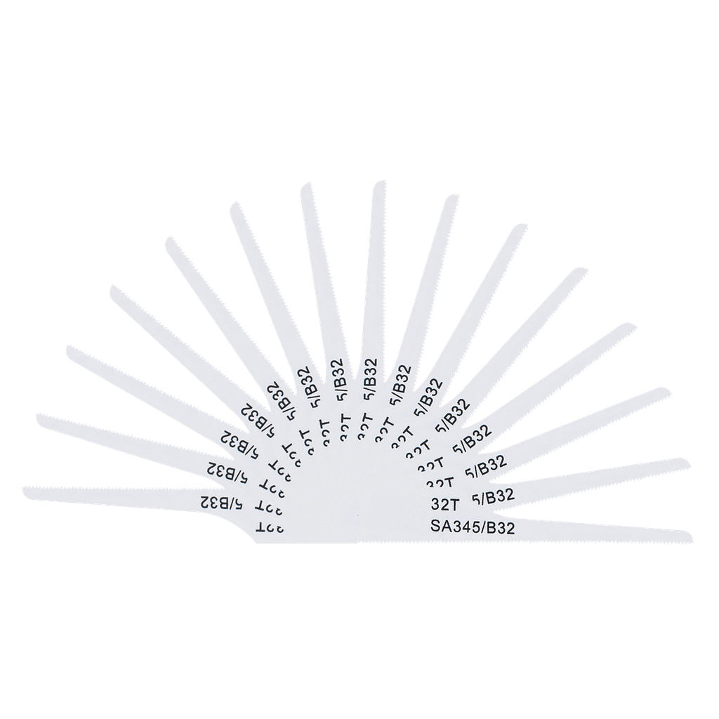 Sealey 74mm HSS Air Saw Blade 32tpi - Pack of 15