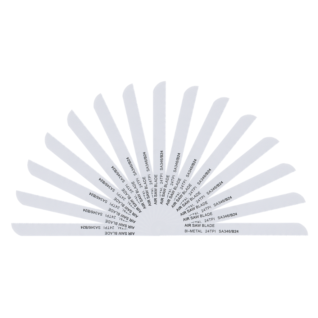 Sealey 141mm HSS Air Saw Blade 24tpi - Pack of 15