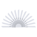 Sealey 141mm HSS Air Saw Blade 24tpi - Pack of 15