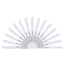 Sealey 141mm HSS Air Saw Blade 32tpi - Pack of 15