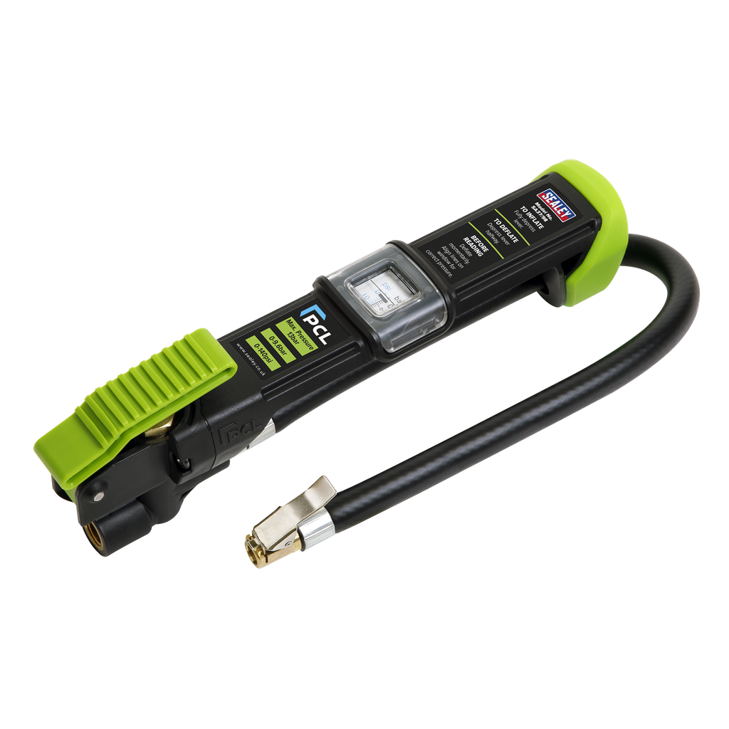 PCL Airlite Eco Tyre Inflator with Clip-On Connector
