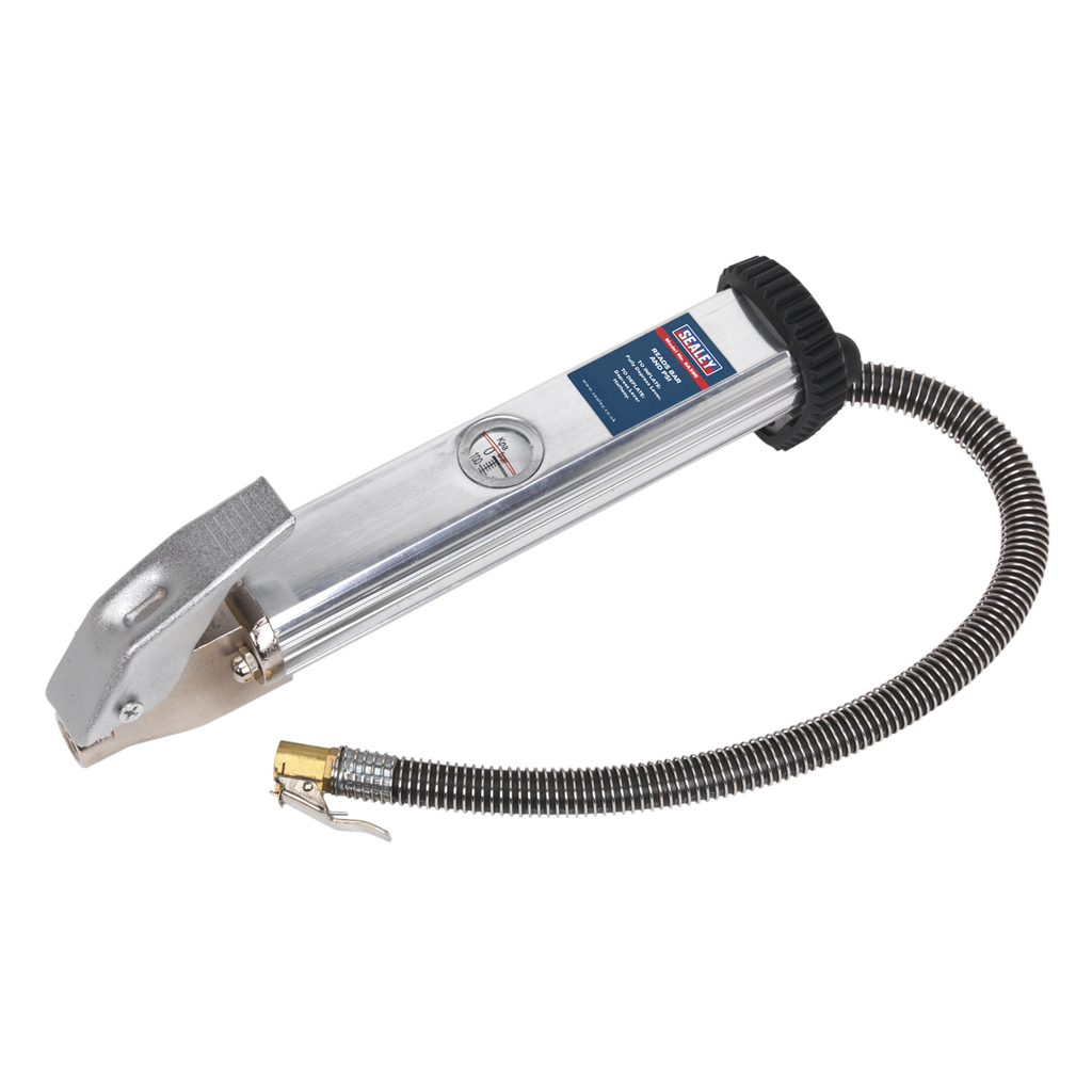 Sealey Tyre Inflator with Clip-On Connector