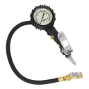 Sealey Tyre Inflator with Clip-On Connector