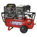 Sealey 50L Belt Drive Air Compressor with Petrol Engine 5.5hp