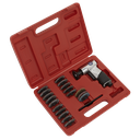 Sealey Premier Air Mini Sander Kit 50mm 35pc