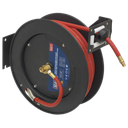 Sealey 15m Retractable Rubber Air Hose with Steel Reel 10mm ID