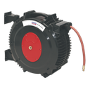 Sealey 15m Retractable Rubber Air Hose Reel 13mm ID