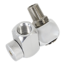 Sealey Z-Swivel Air Hose Connector with Regulator 1/4"BSP