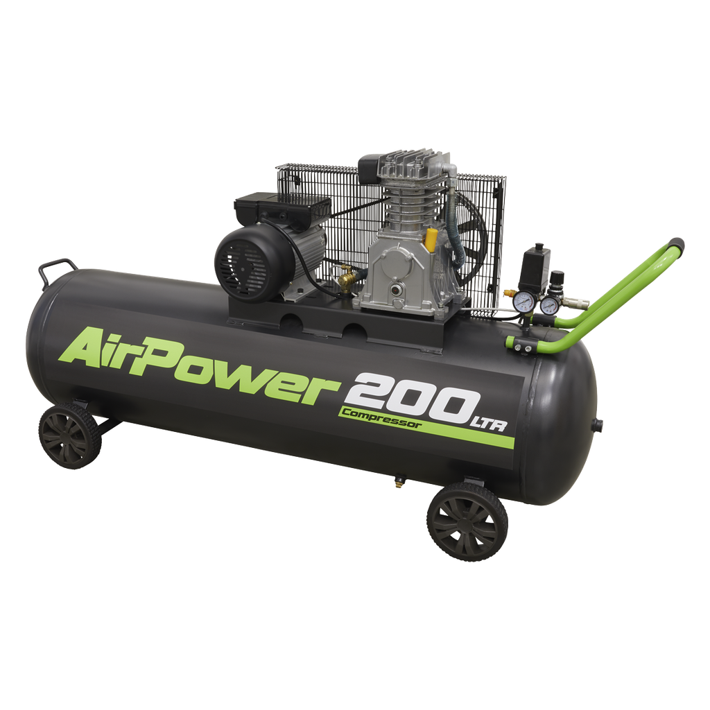 Sealey 200L Belt Drive Air Compressor 3hp