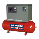 200L Low Noise Belt Drive Air Compressor with Cast Cylinders 3hp