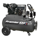 Premier 100L Belt Drive Air Compressor with Front Control Panel 3hp