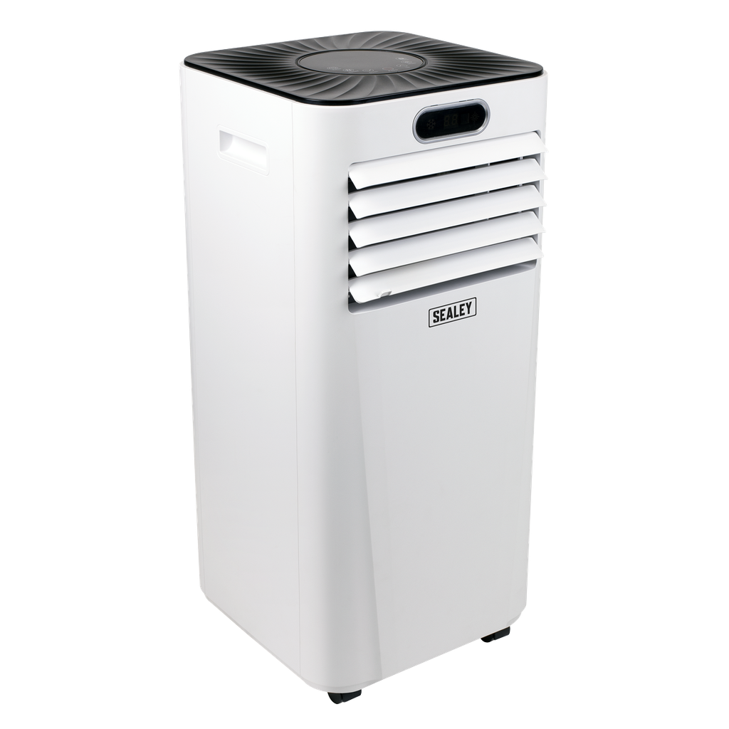 Sealey Portable Air Conditioner/Dehumidifier/Air Cooler with Window Sealing Kit 7,000Btu/hr