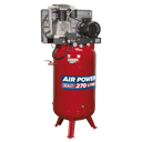 Sealey 270L Vertical Belt Drive Air Compressor with Cast Cylinde