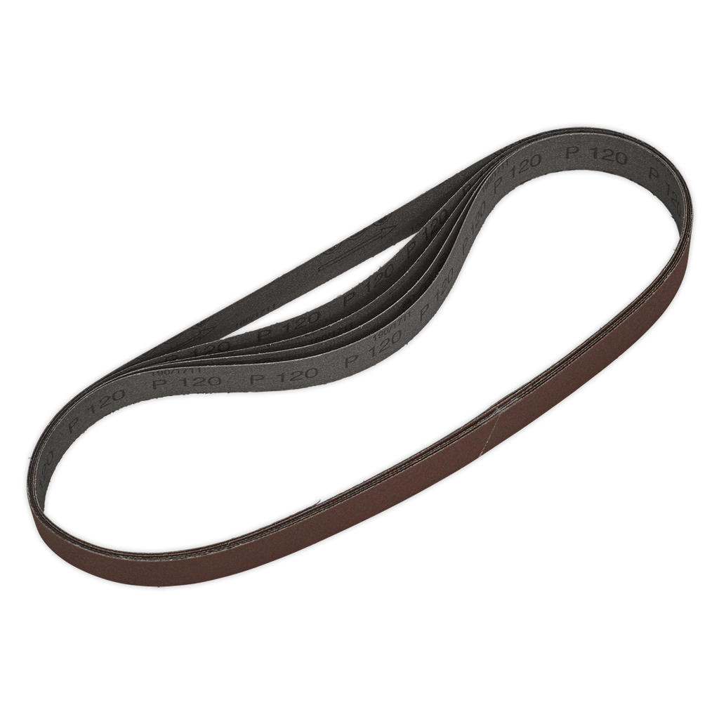 Sealey 25 x 762mm Sanding Belt 120Grit - Pack of 5