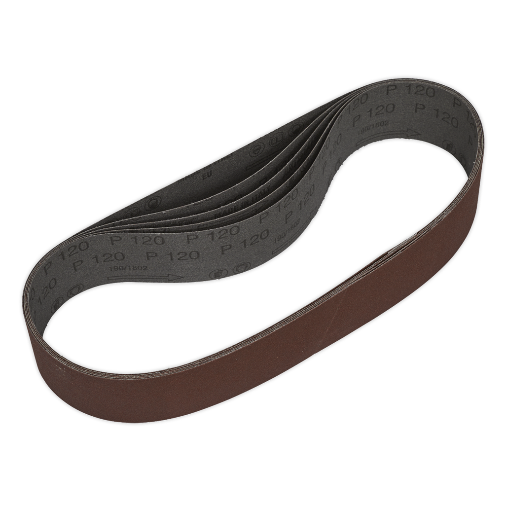 Sealey 50 x 686mm Sanding Belt 120Grit - Pack of 5