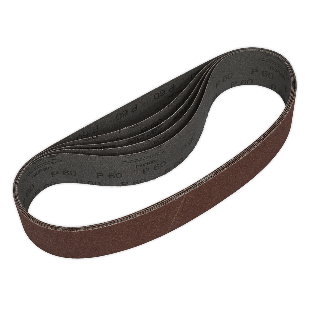 Sealey 50 x 686mm Sanding Belt 60Grit - Pack of 5