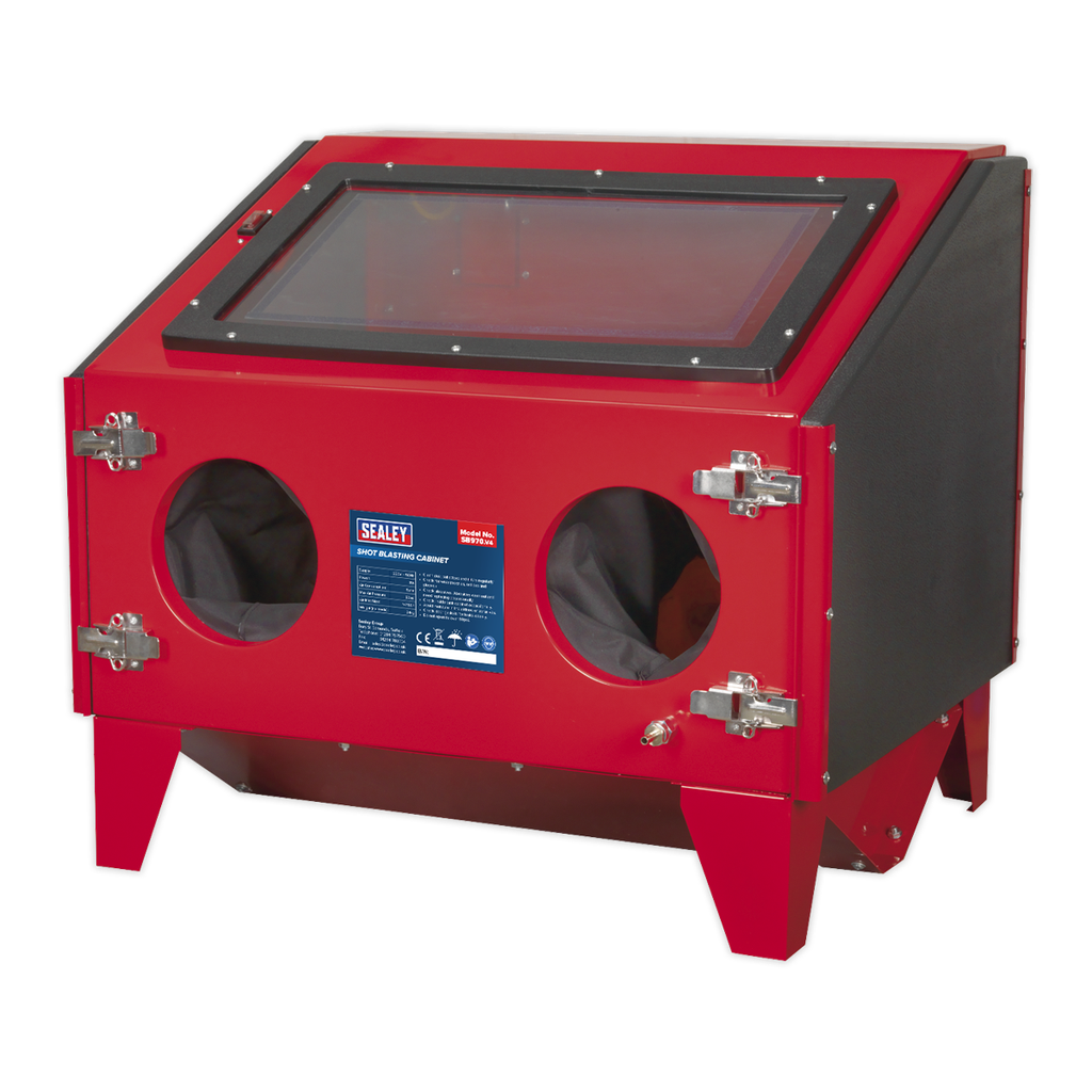 Sealey Shot Blasting Double Access Cabinet with Gun 695 x 580 x 625mm