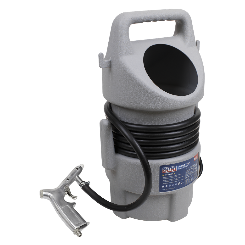 Sealey Portable Shot Blasting Kit 22kg Capacity