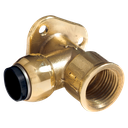 Sealey SharkBite® Brass Wingback Elbow 22mm x 3/4"BSP