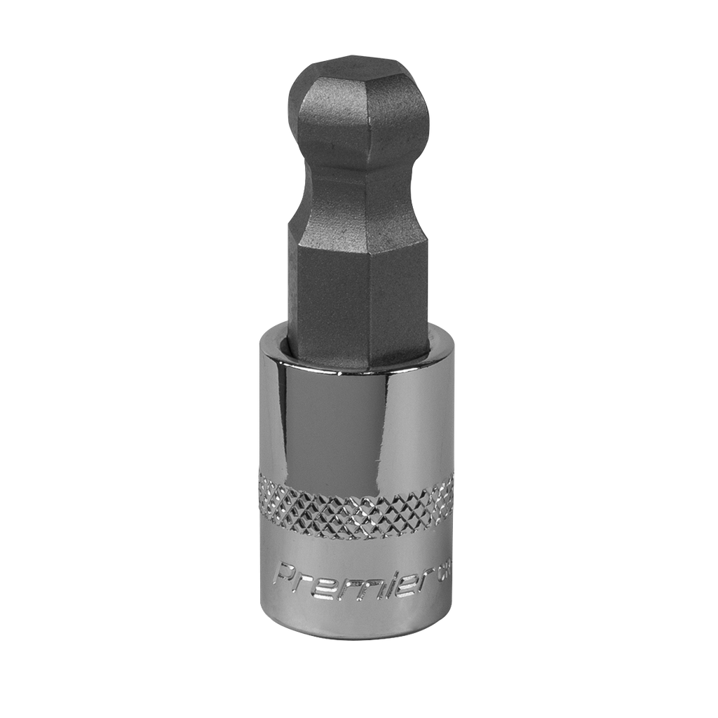 Sealey Premier Ball-End Hex Socket Bit 3/8"Sq Drive 12mm