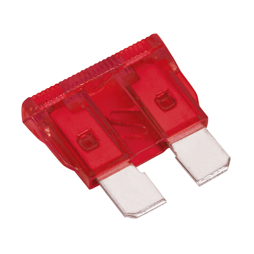Sealey Automotive Standard Blade Fuse 10A - Pack of 50