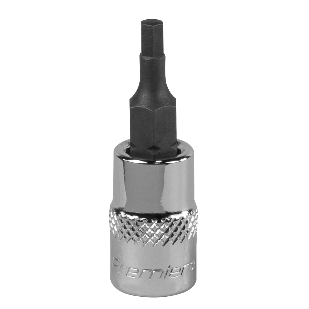 Premier Hex Socket Bit 1/4"Sq Drive 3mm