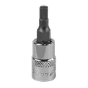 Sealey Premier Hex Socket Bit 1/4"Sq Drive 4mm