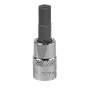 Sealey Premier Hex Socket Bit 1/4"Sq Drive 6mm