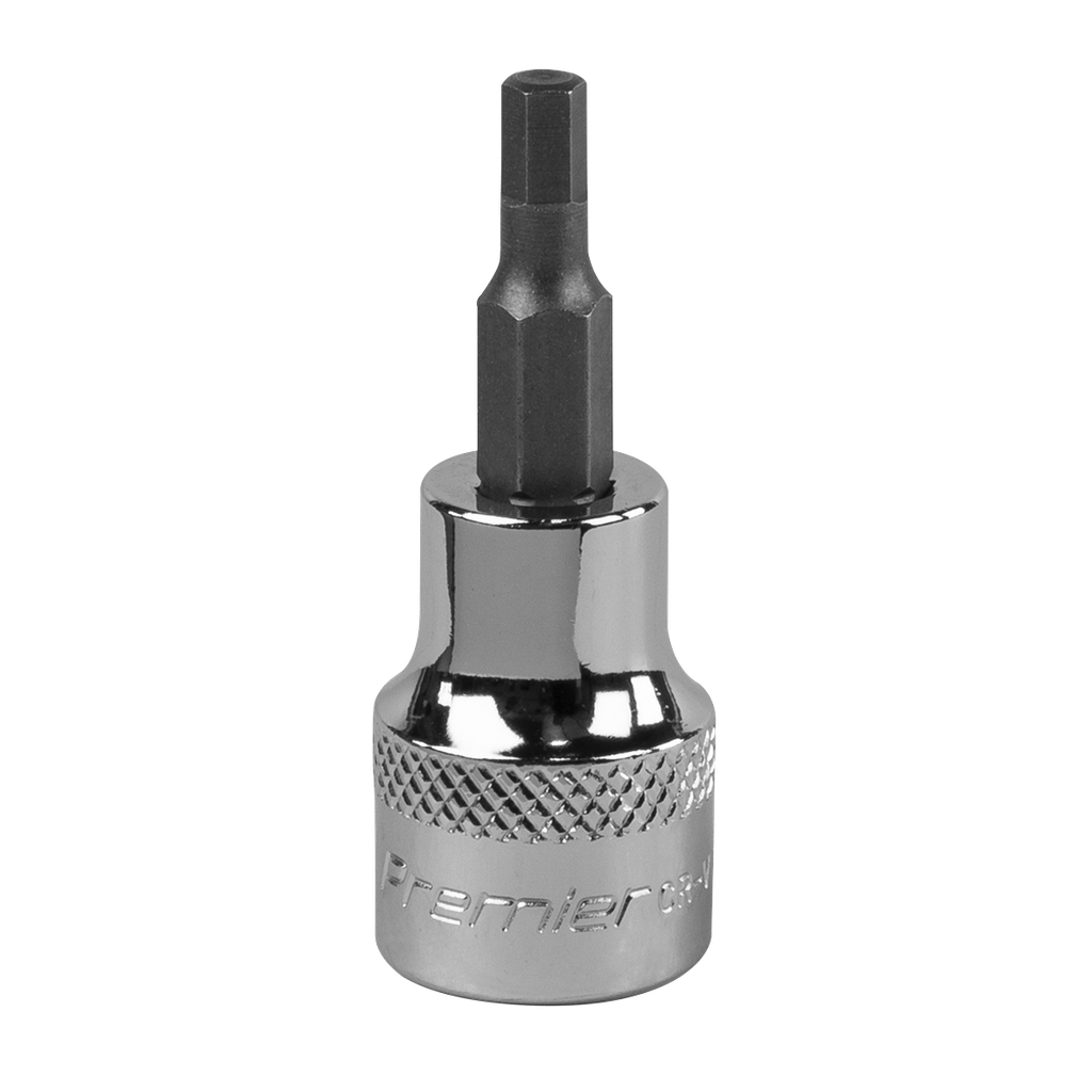 Sealey Premier Hex Socket Bit 3/8"Sq Drive 4mm