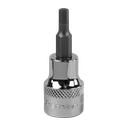 Sealey Premier Hex Socket Bit 3/8"Sq Drive 4mm