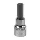 Sealey Premier Hex Socket Bit 3/8"Sq Drive 8mm