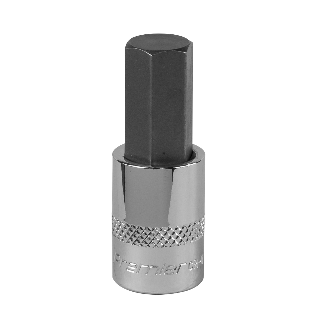 Sealey Premier Hex Socket Bit 3/8"Sq Drive 12mm