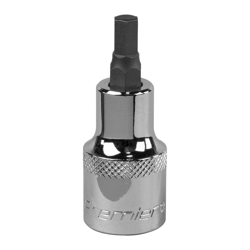 Sealey Premier Hex Socket Bit 1/2"Sq Drive 6mm