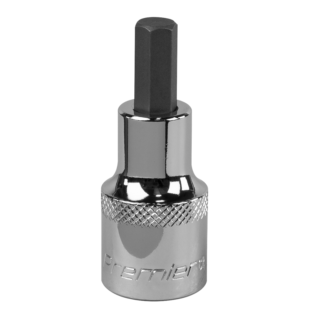 Sealey Premier Hex Socket Bit 1/2"Sq Drive 8mm