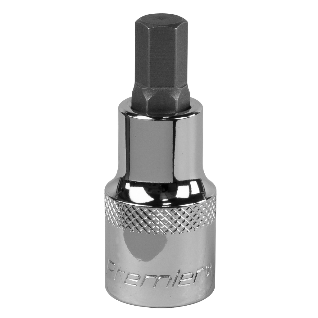 Sealey Premier Hex Socket Bit 1/2"Sq Drive 9mm