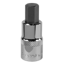 Sealey Premier Hex Socket Bit 1/2"Sq Drive 12mm