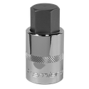 Sealey Premier Hex Socket Bit 1/2"Sq Drive 19mm