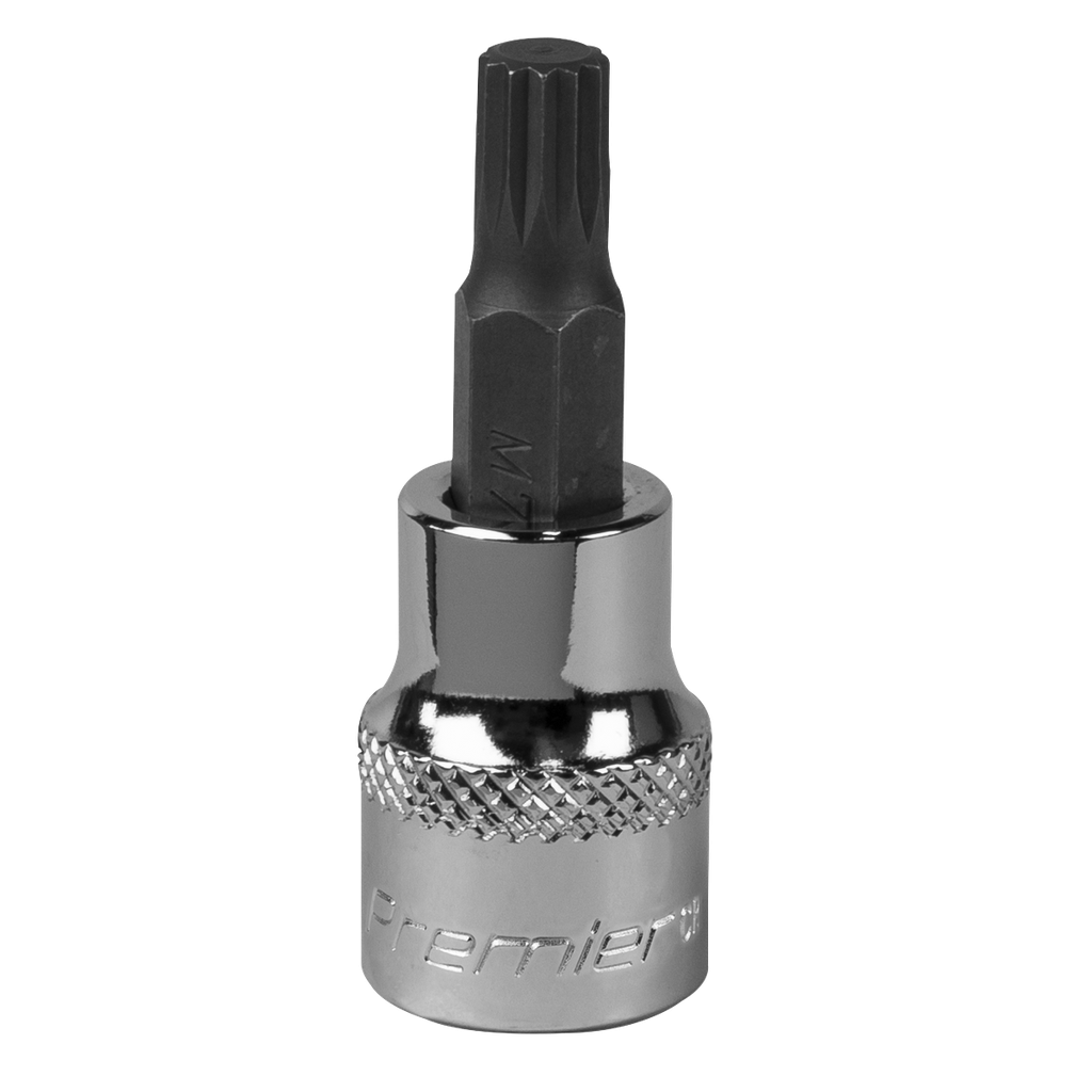 Sealey Premier Spline Socket Bit 3/8"Sq Drive M7